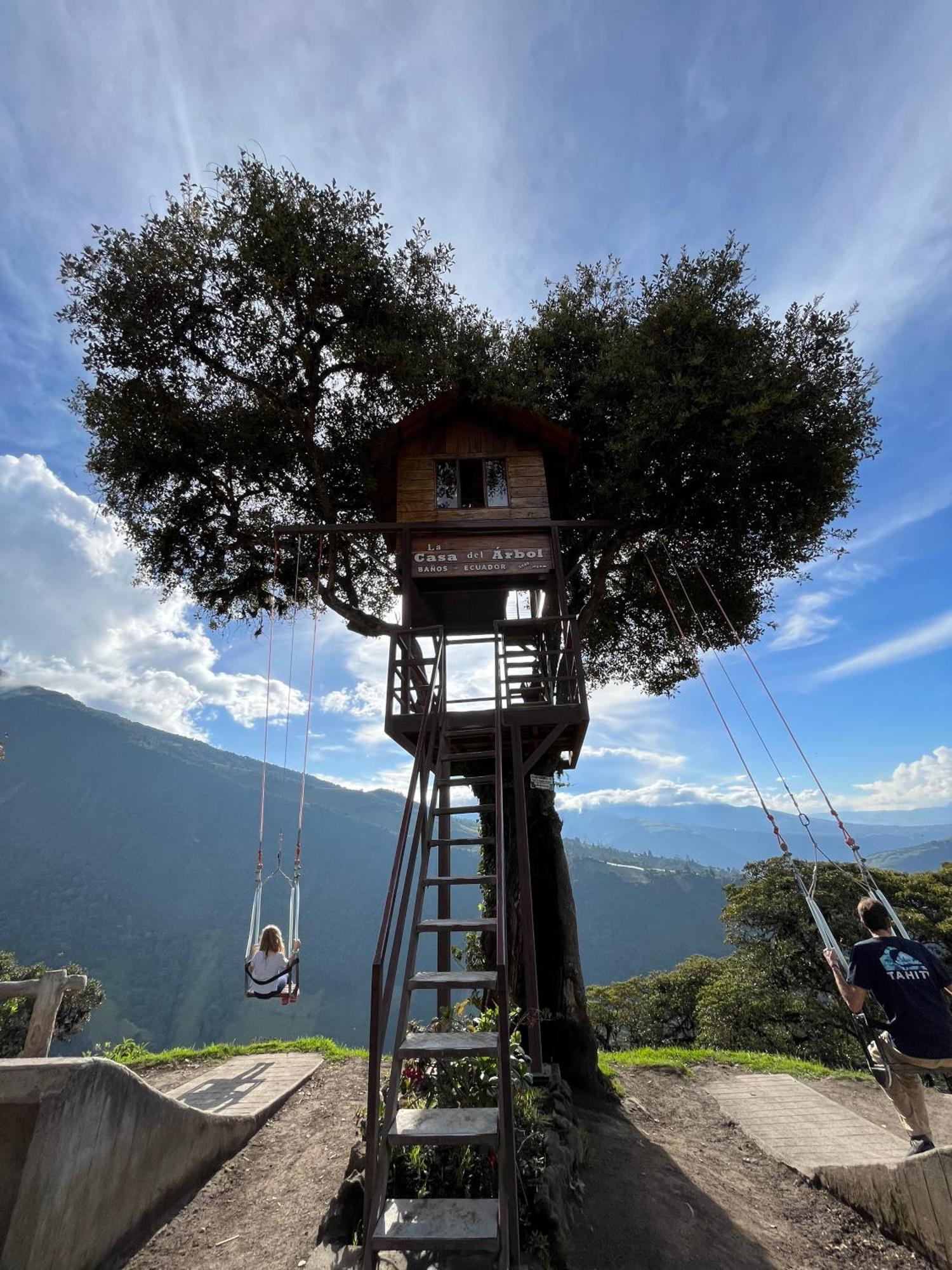 Mountain Chalet - Tungurahua Hot Springs/Aguas Termales Banos  Luaran gambar